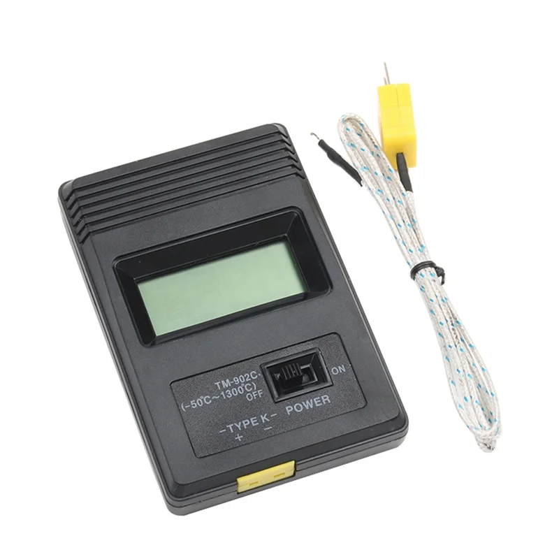 

BTLIFE-TM-902C Измеритель температуры Tm902c Цифровой термометр Диапазон дисплея - 50-1300 градусов