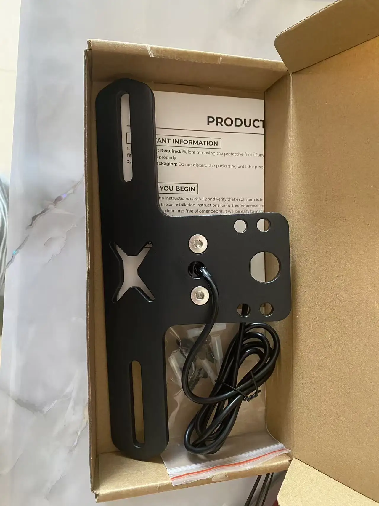 

For Polaris RZR XP 1000 UTV LED License Plate Frame Light Bracket Lamp Holder with Auxiliary Lighting For Can-AM Maverick X3 MAX