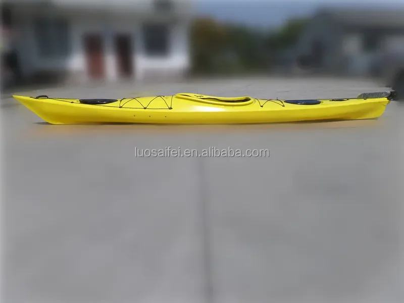 17FT 1 Paddler Single Sit In Sea Kayak With Adjustable Pedal For Sale Ship To The Port