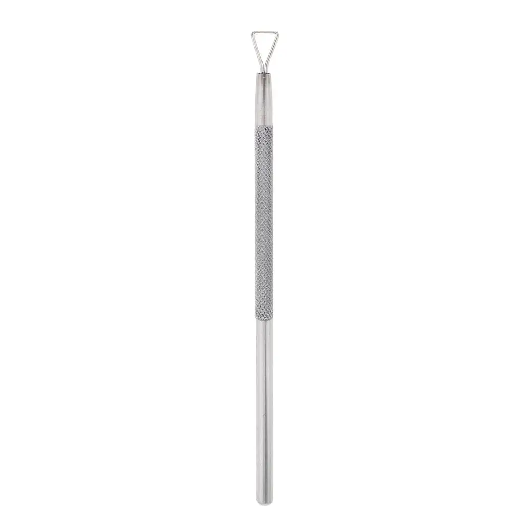 Stainless Steel Professional Nail Art Gel Polish Remover Triangle Stick Cuticle Pusher Manicure Rod Soak OFF Remover Trimmer