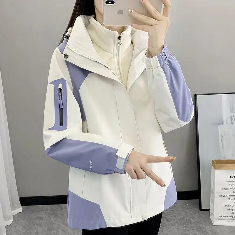 Fashion New Women Loose Jacket Trendy Female Windbreaker Casual Ladies Trench Coat Sports Style Outerwear