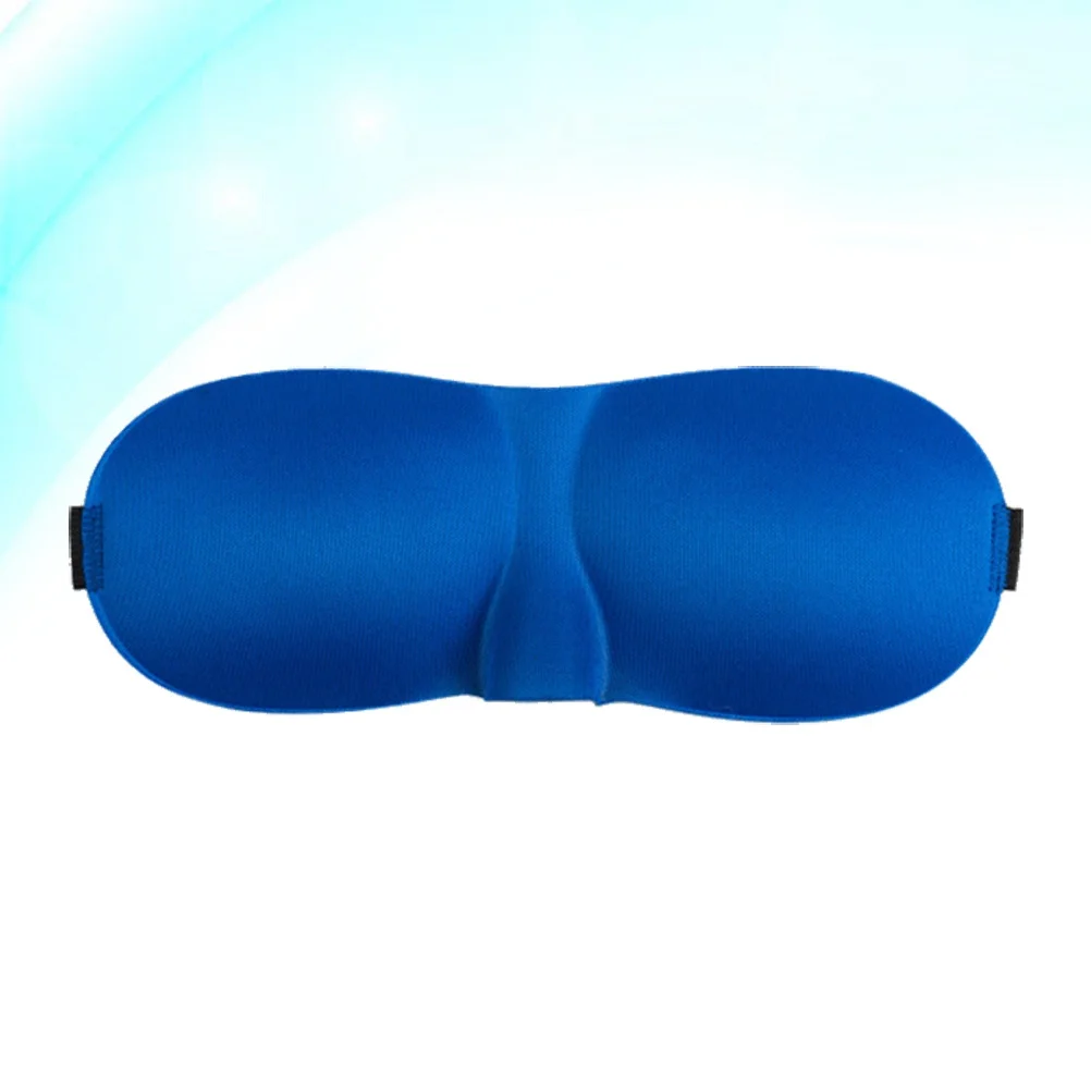 

3D Contoured Eye Mask Elastic Strap Non Slip Design Sleep Mask Blocks Light for Sleeping Napping Blue Eye Cover