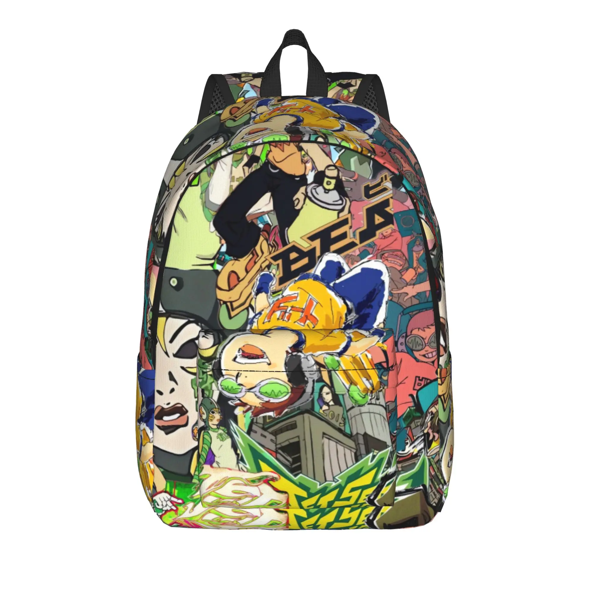 Jet Set Radio Future Backpack  Daily Backpacks Unisex Style School Bags High Quality Print Rucksack