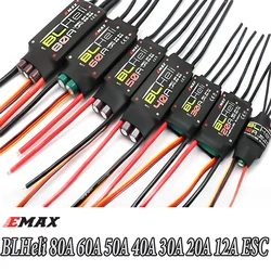 EMAX BLHeli ESC  80/60/50/40/30/ 20/12A for RC Multirotor Airplane Fixed-Wing FPV Racing Drone QAV250 QAV210 DIY Parts