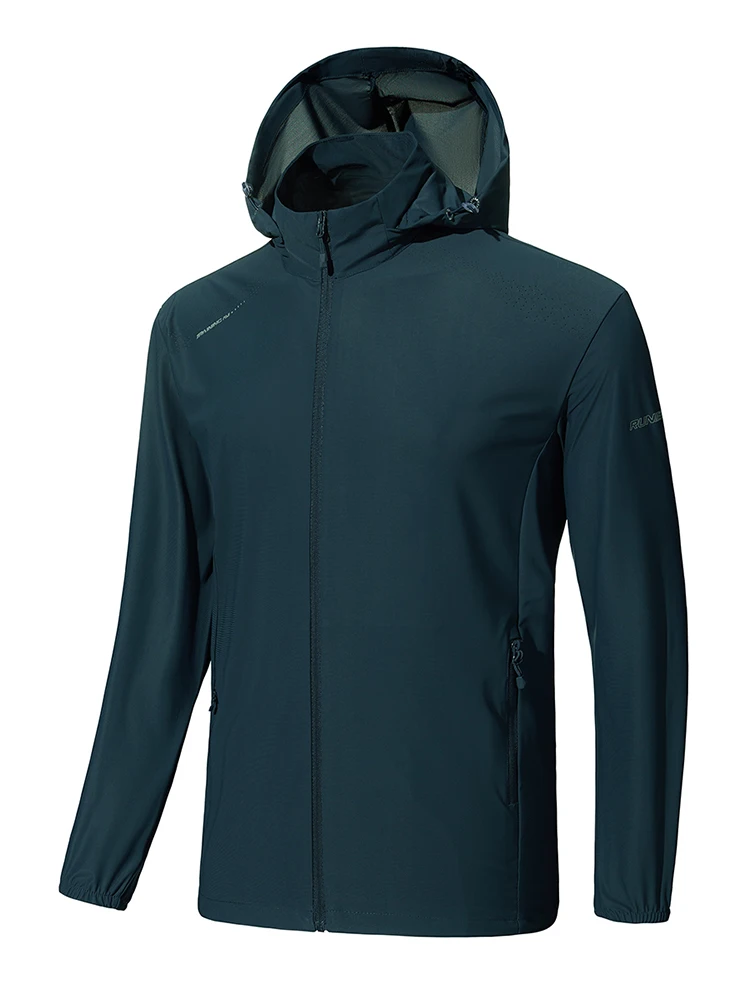 

Running Jacket Reflective Summer Quick Dry Gym Coat Hooded Jogging Sun Protection Fishing Outdoor Hiking Breathable Thin Jackets