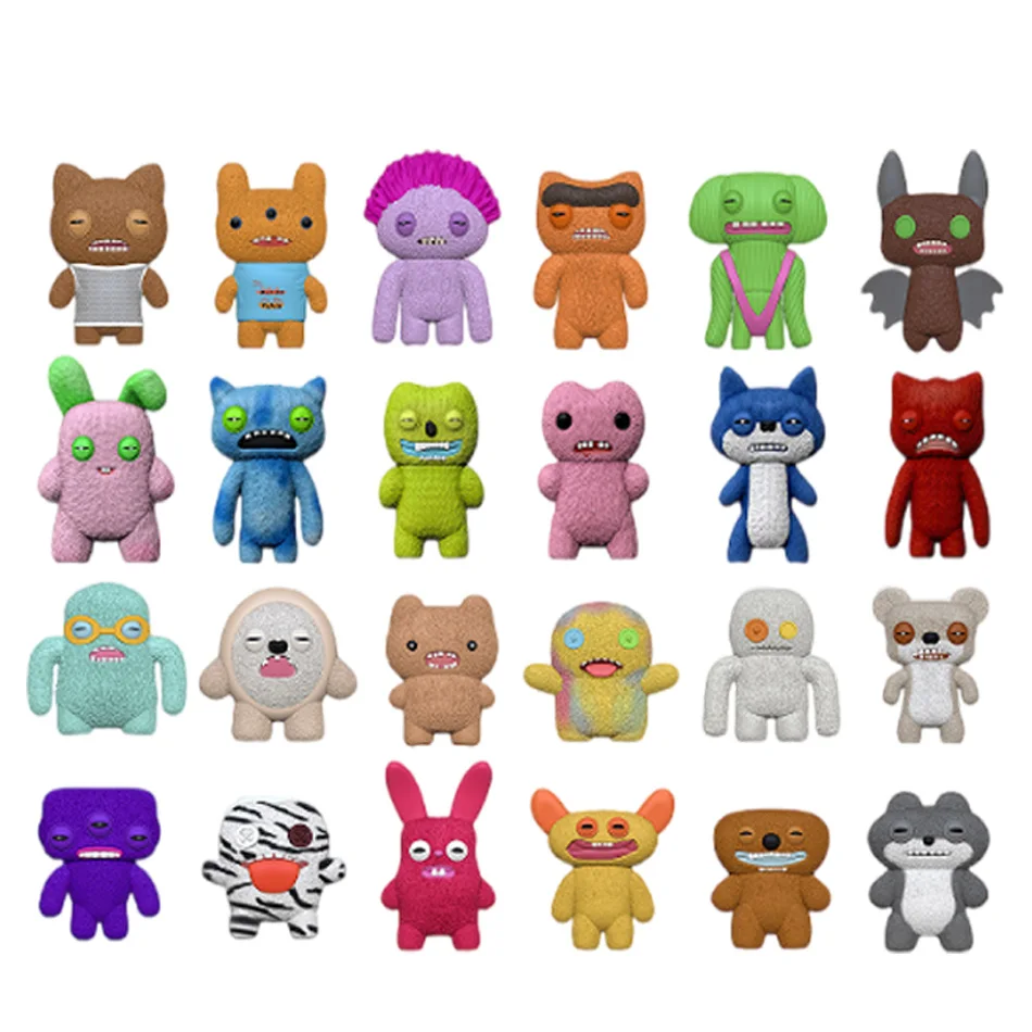 

24 шт., аниме FUGGLER Box, слепые фигурки, красные загадочные игрушки, мини-фигурка, коллекция кукол, модель игрушки, декор, праздничные подарки, в наличии, хит продаж