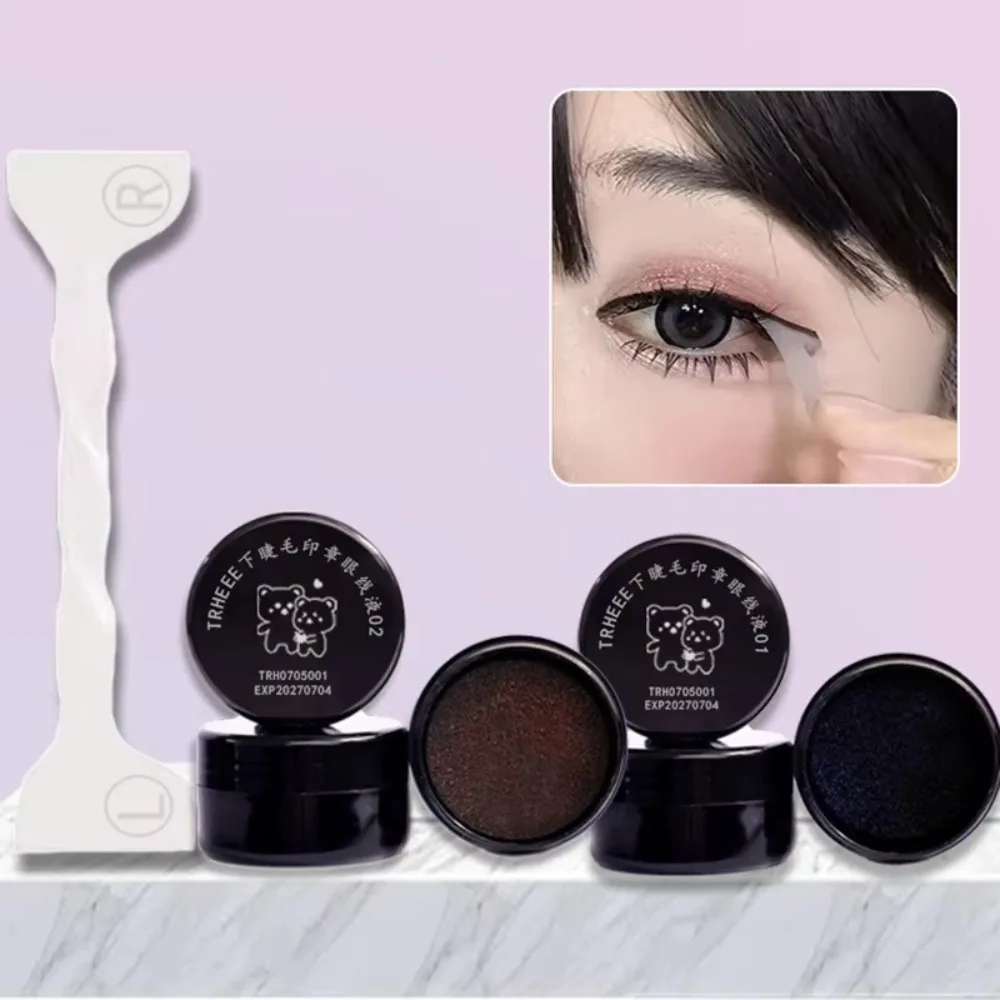 

Waterproof Liquid Eyeliner Stamp Quick Dry Eyelash Seal Triangle Eye Liner Extension Stamps DIY Eyes Makeup Template