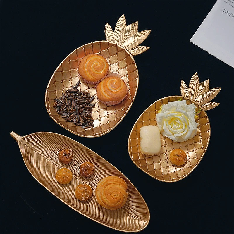 صينية الوجبات الخفيفة من الحلوى باللون الذهبي من INS Nordic، طبق تقديم إبداعي لديكور طاولة الطعام في غرفة المعيشة #2