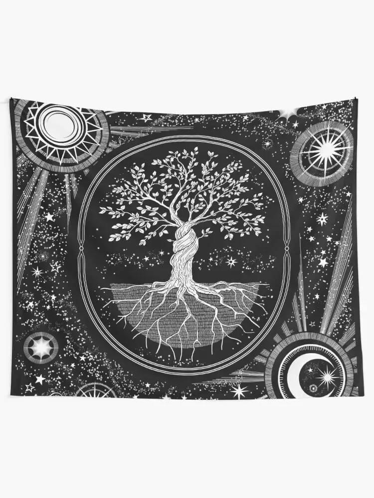 Celestial Tree of Life Tapestry For Bedroom Wallpapers Home Decor Bedroom Deco Tapestry