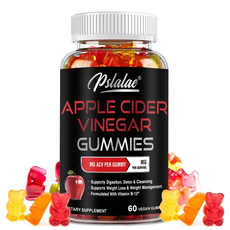 Apple Cider Vinegar Gummies - Fat Burning, Weight Management, Detox, Relieve Bloating & Constipation