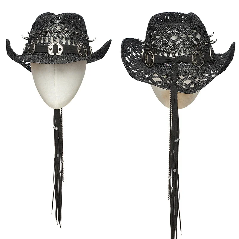 فاسق الهذيان المرأة الشرير الجوف الجاكار شخصية الدنيم قبعة نادي النساء الملحقات مثير البرية قبعة عادية الشارع الشهير