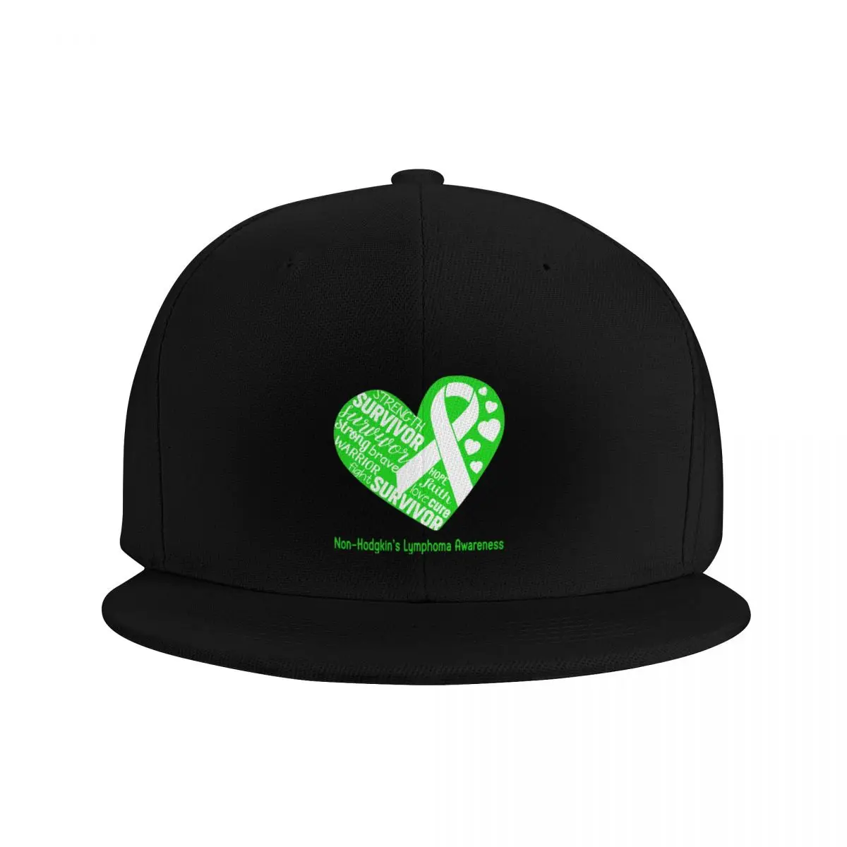 Non-Hodgkin's Lymphoma Heart Support Non-Hodgkin's Lymphoma Warrior Fighting Baseball Cap Hat Beach Women's 2024 Men's