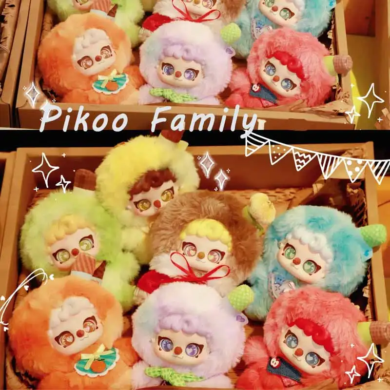 New Pikoo Pupu Fruits Series Blind Box Multiple Styles Backpack Pendant Doll Creative Desktop Ornament trenToy Mystery Box Gifts
