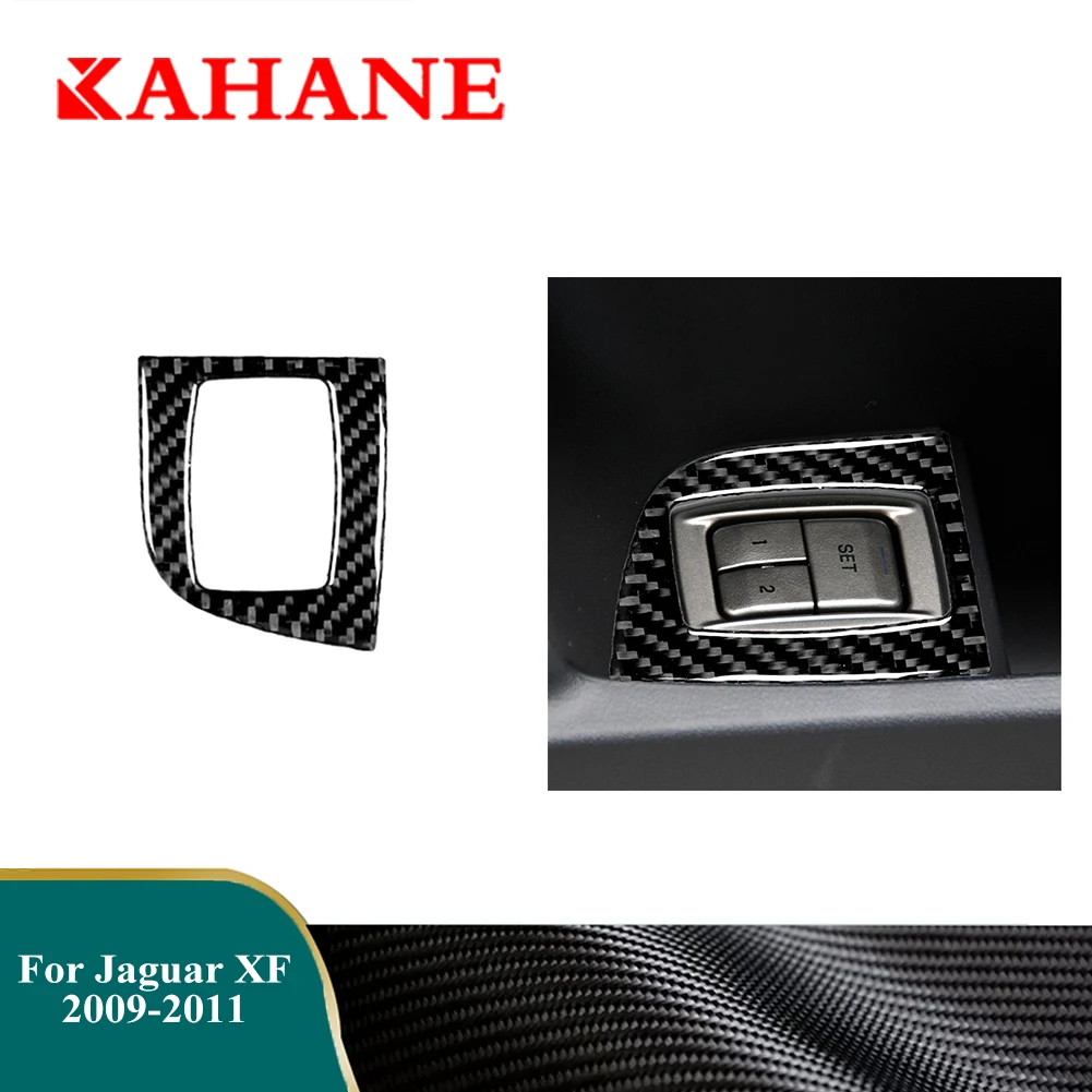 

Carbon Fiber Stickers For Jaguar XF 2009 2010 2011 Car Cruise Control Button Panel Decorative Accessories Auto Interior Moulding