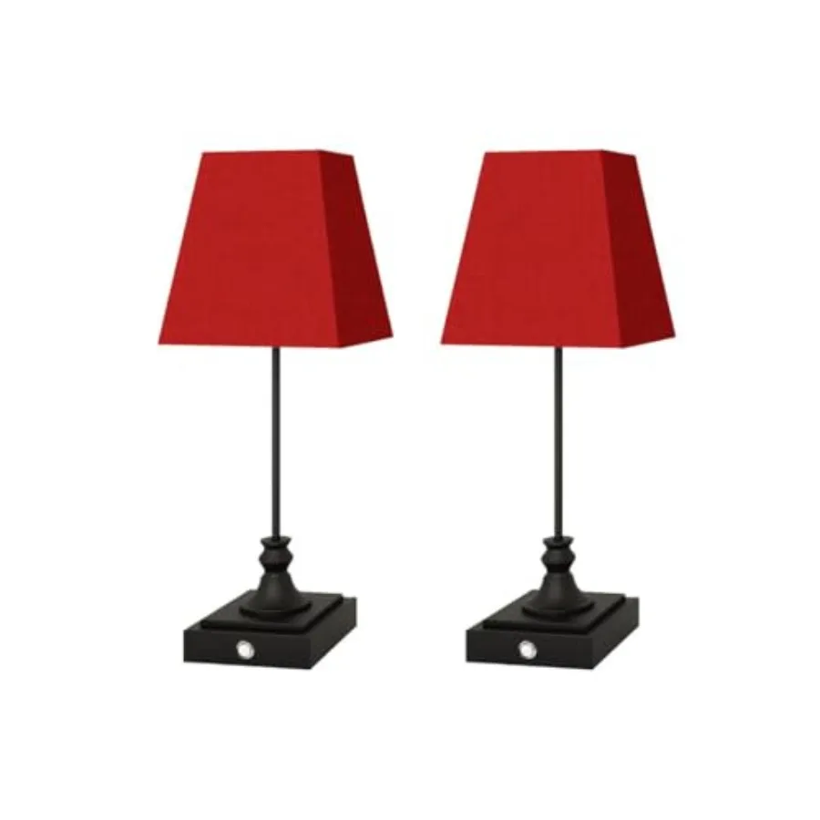 

Перезаряжаемые светодиодные настольные лампы с бесступенчатым сенсорным управлением, черные, беспроводные, для гостиной, прикроватные, для патио и душа, маленькие