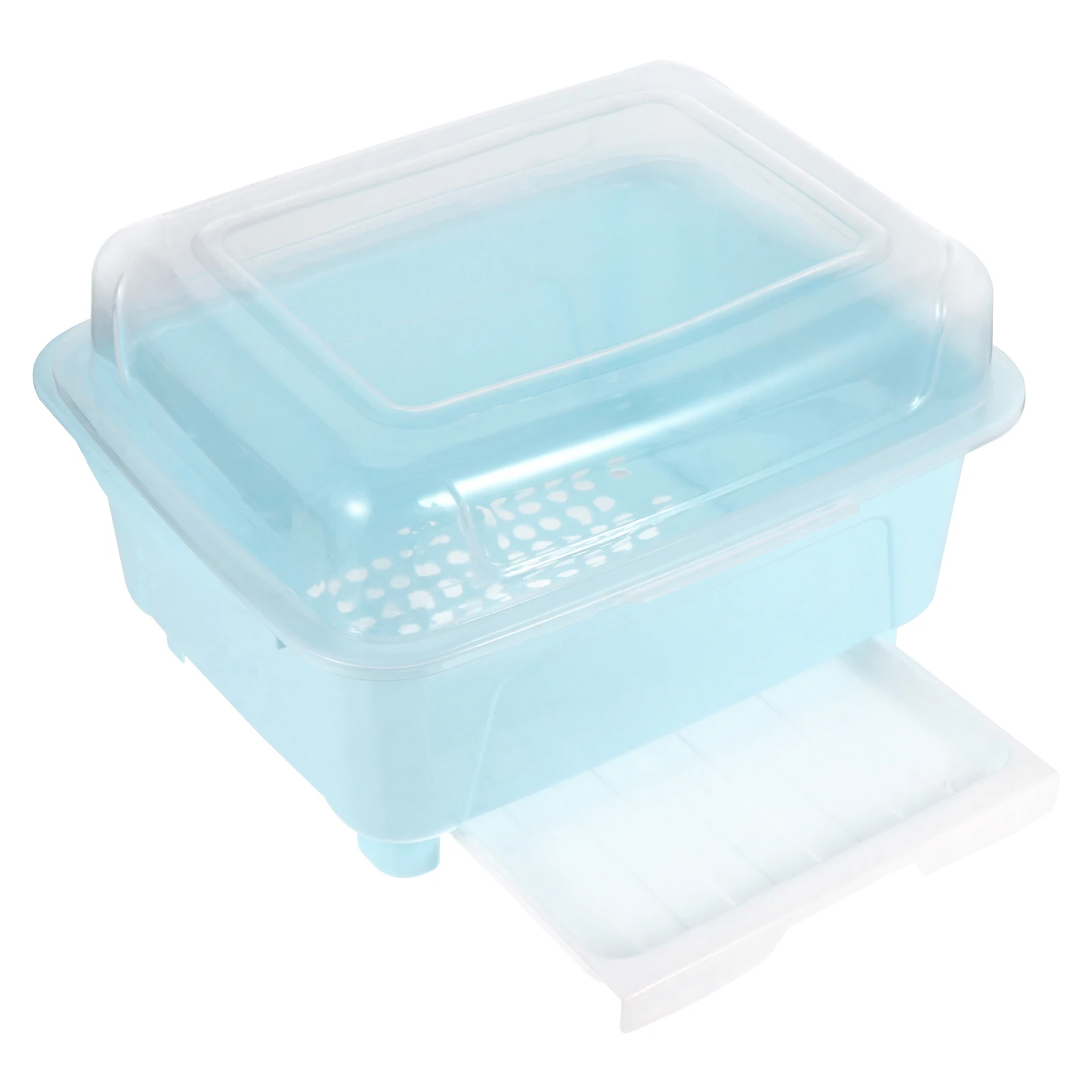 

Water Draining Cutlery Transparent Tableware Storage Rack Drying Bowl Chopstick Holder Dish Drainage Container Kitchen Cutlery