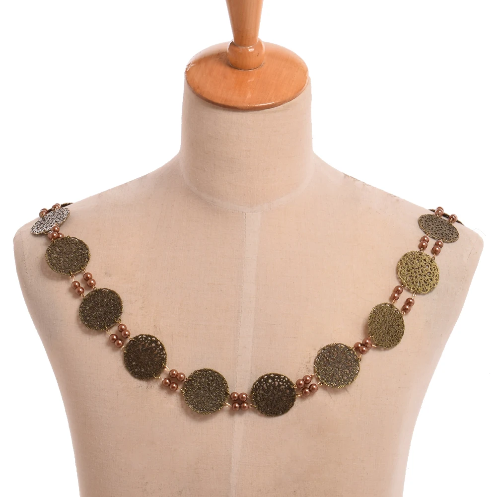 Collier élisabéthain rétro Tudor King, chaîne SCA Renaissance de bureau, collier de livrée, accessoire de Cosplay médiéval pour hommes