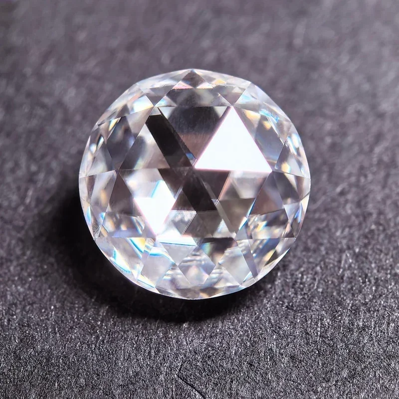 

Муассанит камень двусторонний розовый огранка D цвет Шарм драгоценный камень выращенный в лаборатории для DIY ювелирных изделий материал сертификат