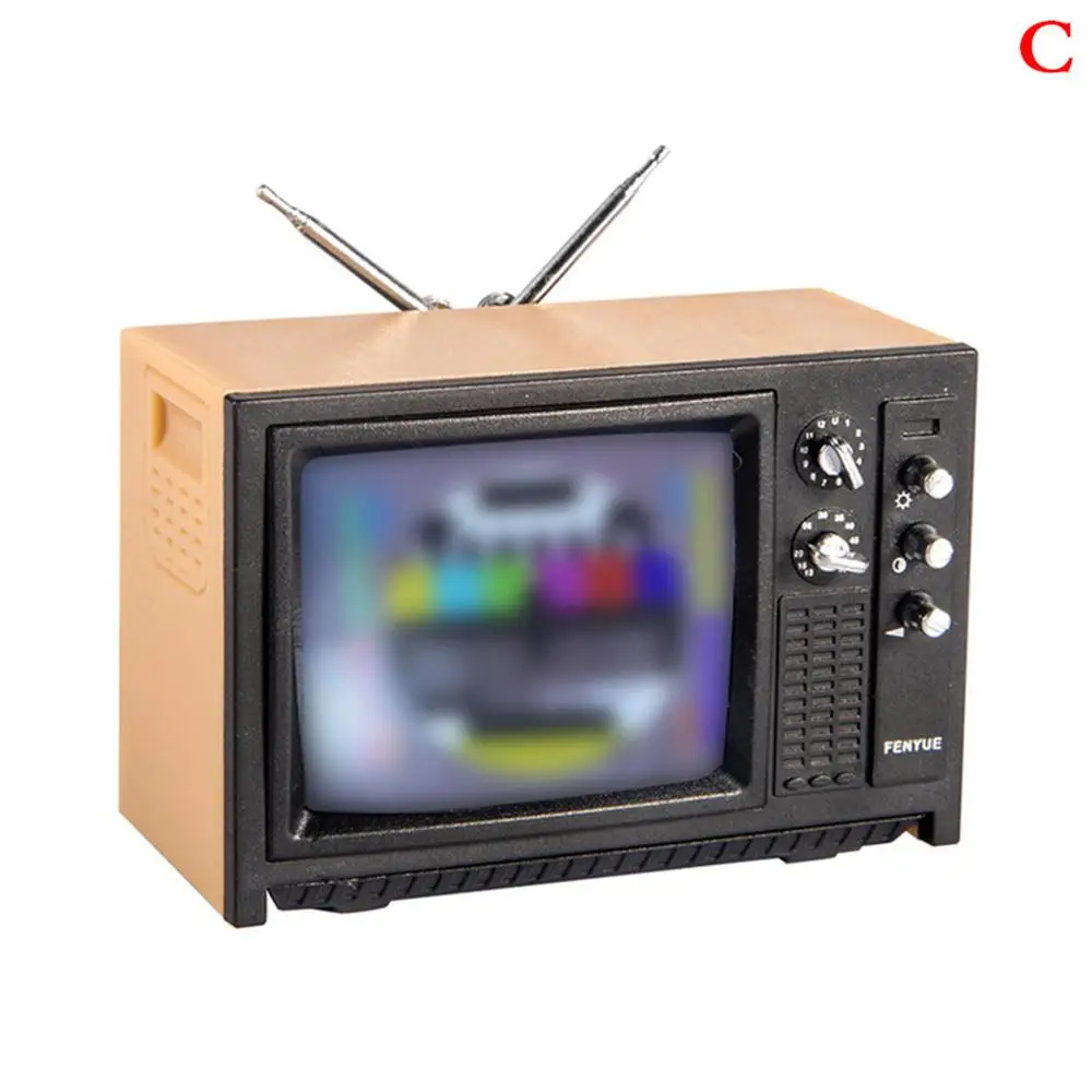 Tv Dollhouse Accessories Multiple Choices Dollhouse Accessories Small Volume Mini Toy Tv Scene Model Striking Dollhouse Scene