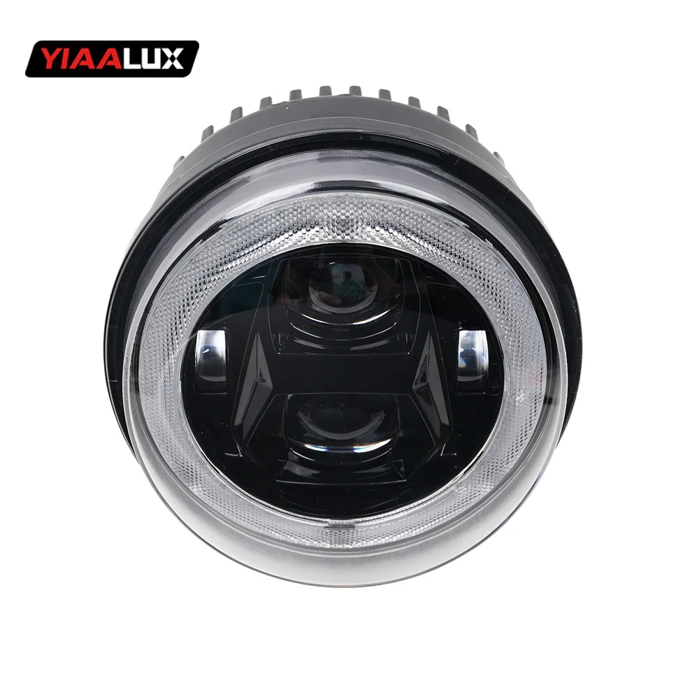 LED Headlight Wireless Phone RGB Multi Color High Low Beam Dynamic Sequential Motorcycle Headlight For Vespa Primavera 150