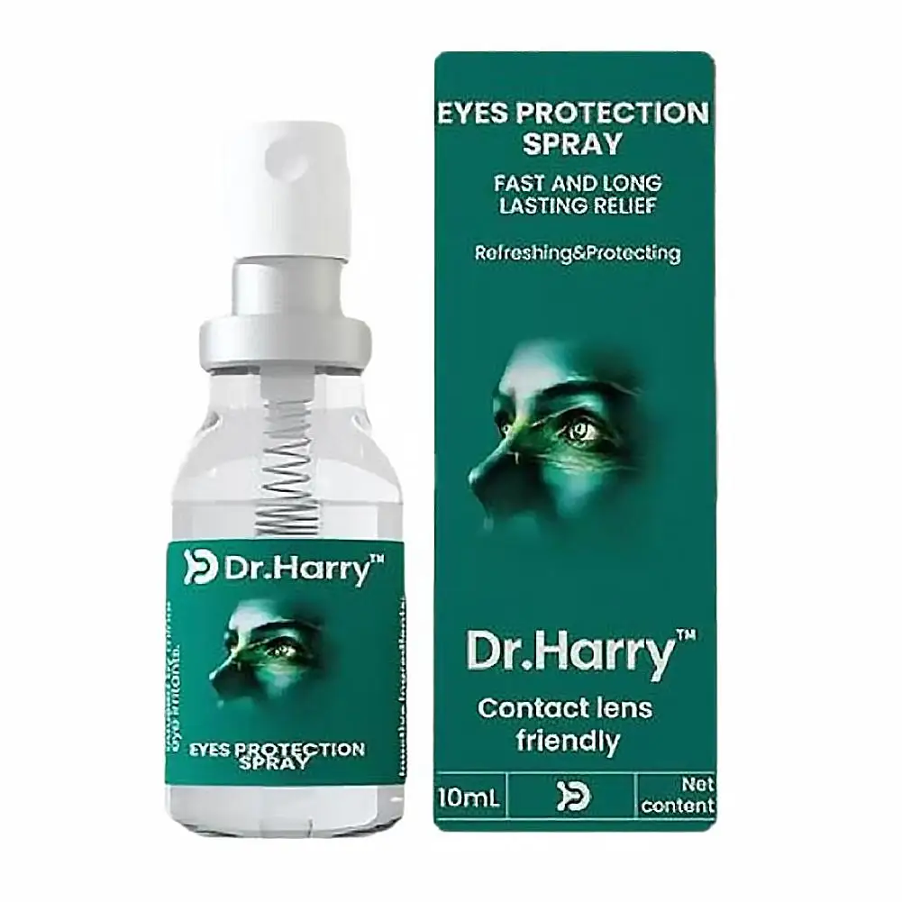 Eye Spray with Calendula Lutein Menthol Vitamin E Contact Lens Friendly Fast Soothing Relief for Dry Eyes Fatigue Portable