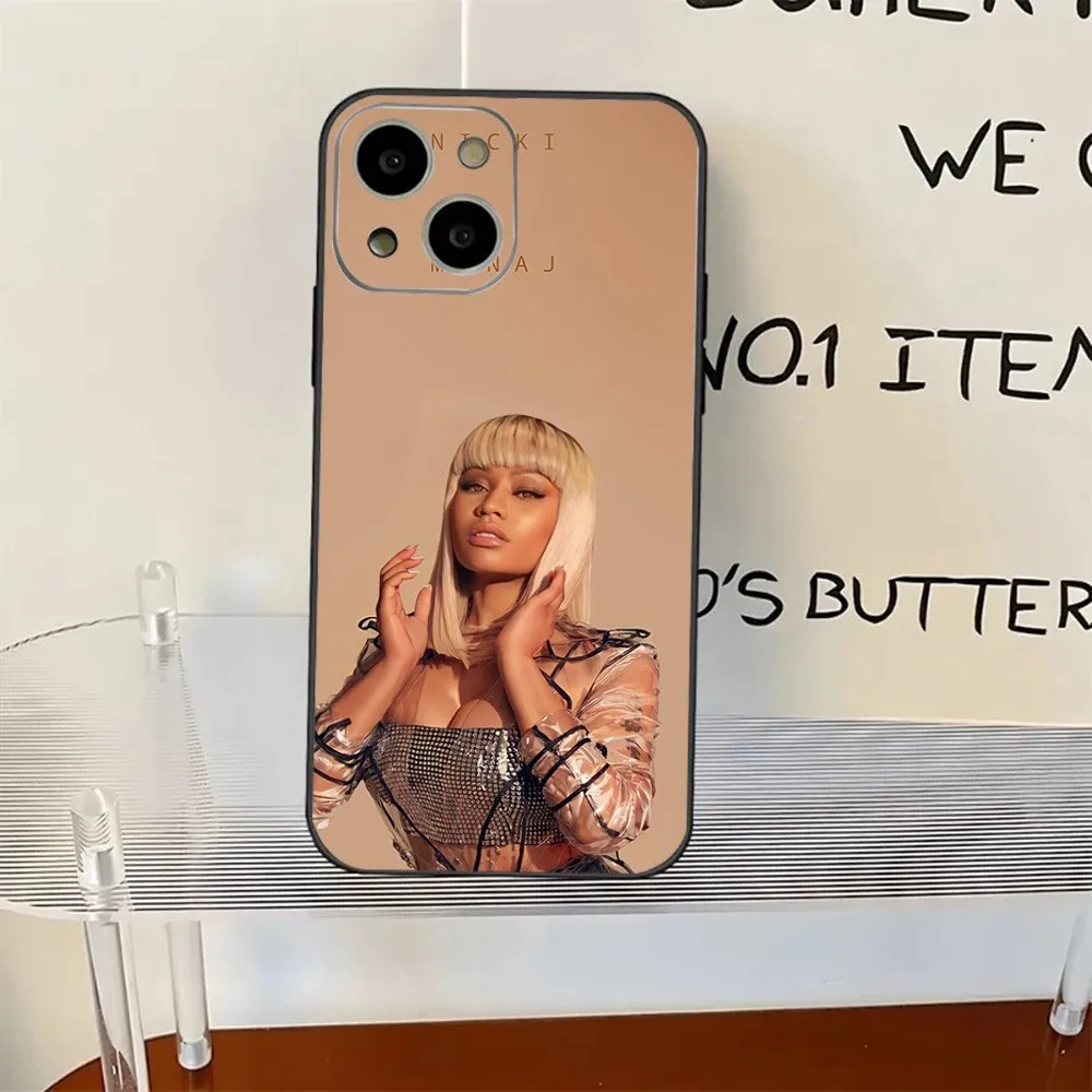 Nicki Minaj Rapper Phone Case For iPhone 11,12,13,14,15,XS,XR,X,Mini,Pro,Max,Plus Shell