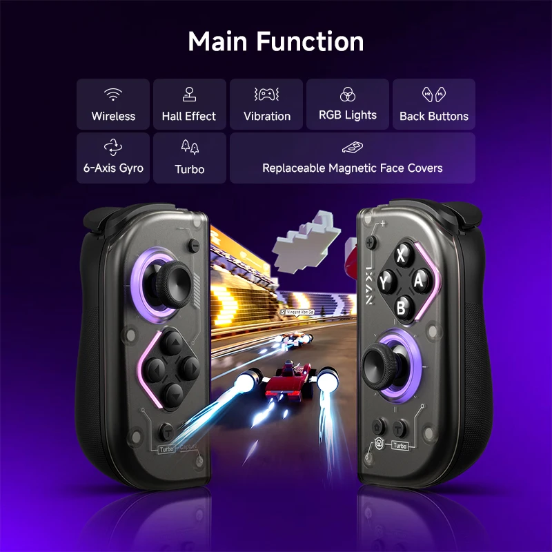 NYXI Hyperion 2 Wireless Game Controller Dual Hall Joycon Gamepad  for NintendoSwitch/Switch OLED/Switch Lite Controller
