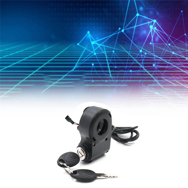 E-Bike Lgnition Lock Chiave Pollice Interruttore Dell'acceleratore di Alimentazione per KUGOO M4 M5/Xiao Mi M365 Accessori Scooter Elettrico Universale