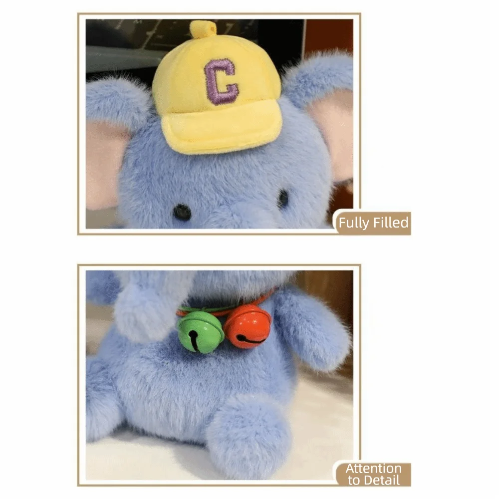 

Pet Soft Bell Hat Adorable Look Capybara Cute Design Elephant Halloween Gift