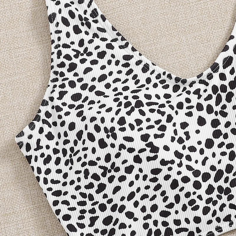 2025 New Sexy Woman Swimsuits Bikini Set Swimwear Bathing Suit Women Dots Printe Split High Waisted Beach Swimsuit