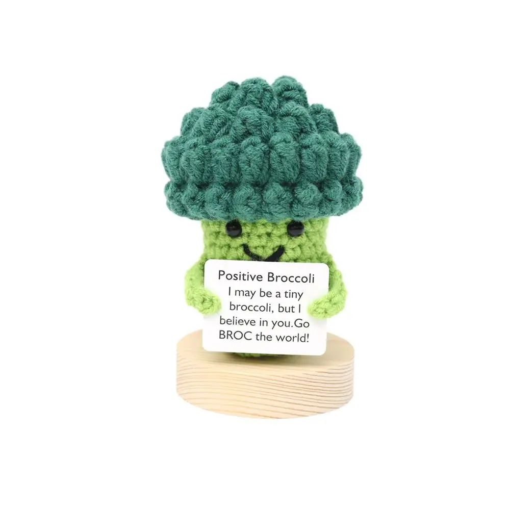 Knitted Positive Energy Potato Vegetable Fruit Mini Knitting Wool Yarn Gift Potato Ornament Birthday Holiday