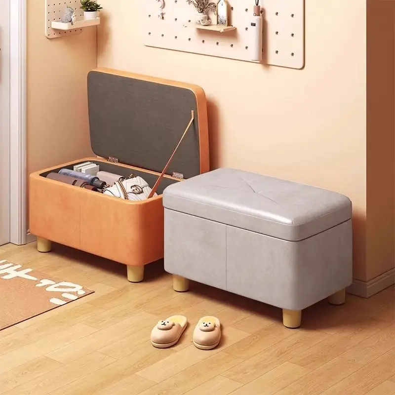 

Relaxing Entryway Foot Stool Minimalist Hallway Makeup Dining Nordic Foot Stool Storage Mobile Tabouret Lounge Suite Furniture