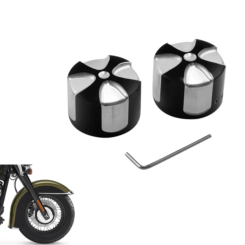 

Front Axle Cap Nut Covers For Harley Sportster Softail Dyna 2011-2017 Sportster Moto Acsessories Accessory