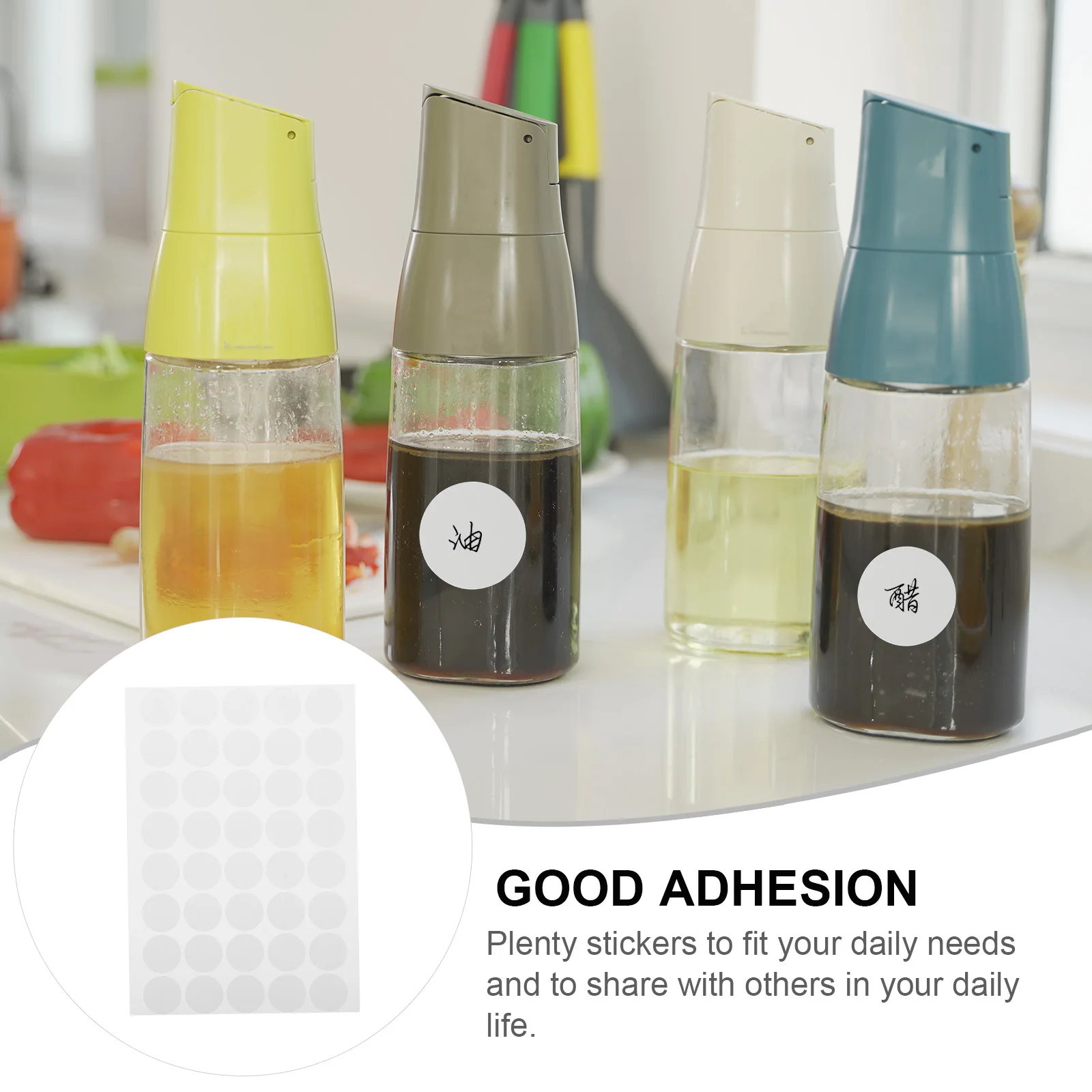 10 Sheets Circle Label Stickers Removable Adhesive Dots for Business Displays Gift Sealing Paperwork Sorting Organization