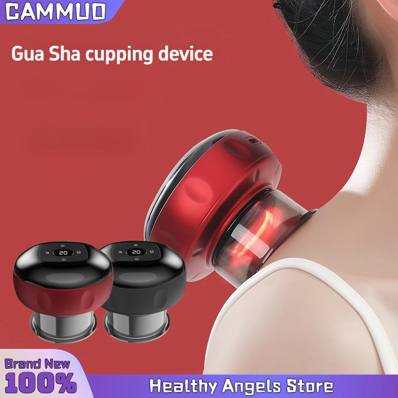 

Intelligent Vacuum Cupping Massage Device Electric Heating Scraping Suction Cups Physical Fatigue Relieve Health Guasha Cans