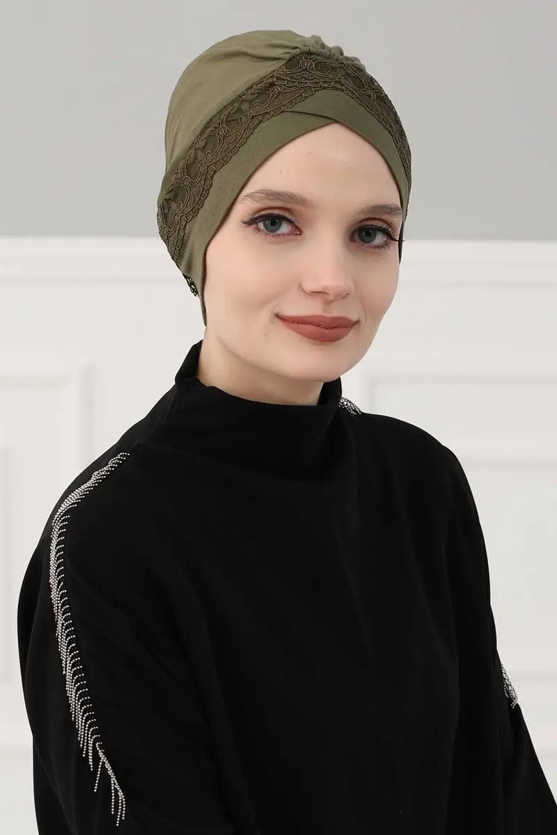 Laço penteado osso caqui