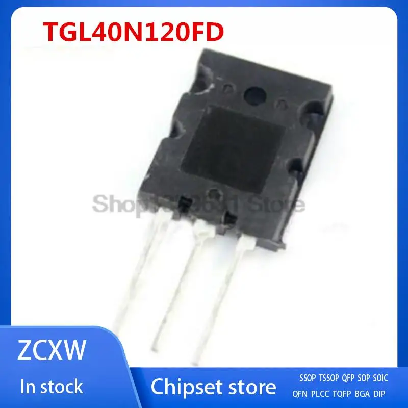 TGL40N120FD 40N120FD TGL40N120 40N120 TO-3PL, 40A 1200V, 5 peças por lote