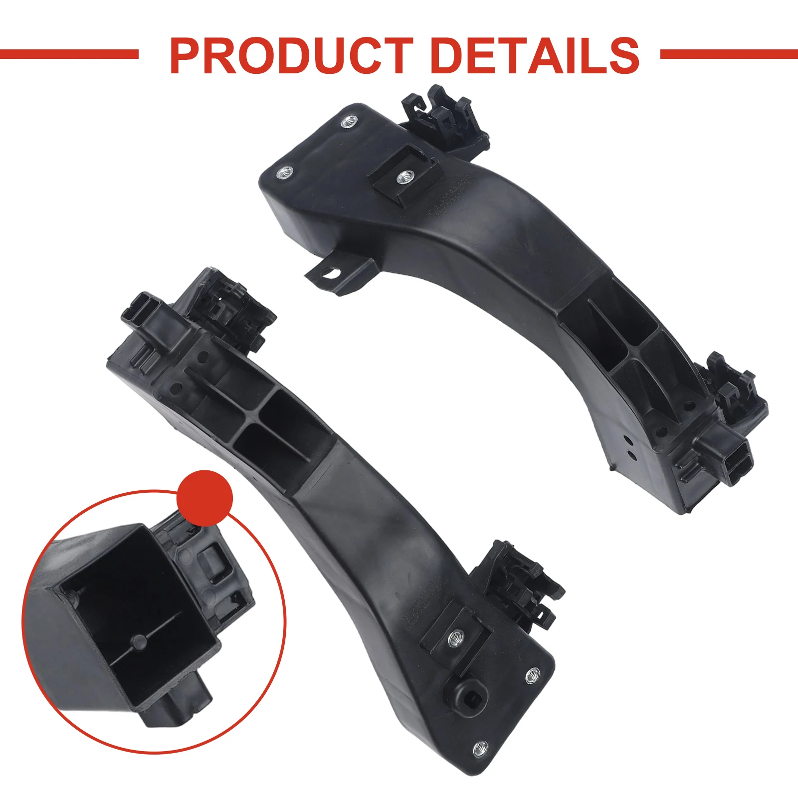 For Hyundai Elantra 2021-2023 Cooling Core Mount Radiator Support For Radiator Replacement ABS Material Wear Resistant