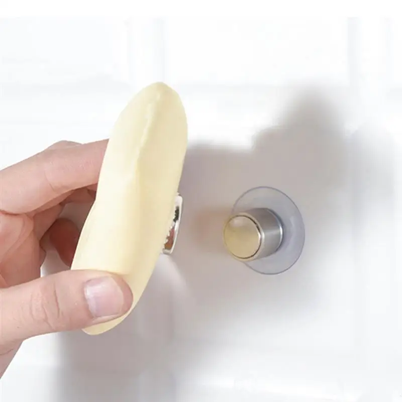 2pcs Toiletry Travel Containers Shower Dish Wall Bar Suction Rack Bathroom Organizer Mini Cup Mount Savers Container Hanging