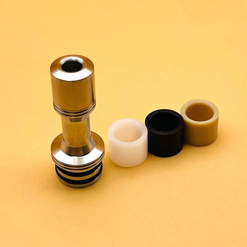 DSX 415 long mtl drip tip 510 threads 316ss pom peek mouthpiece for RDA RBA RTA tank atomizer vape accessory