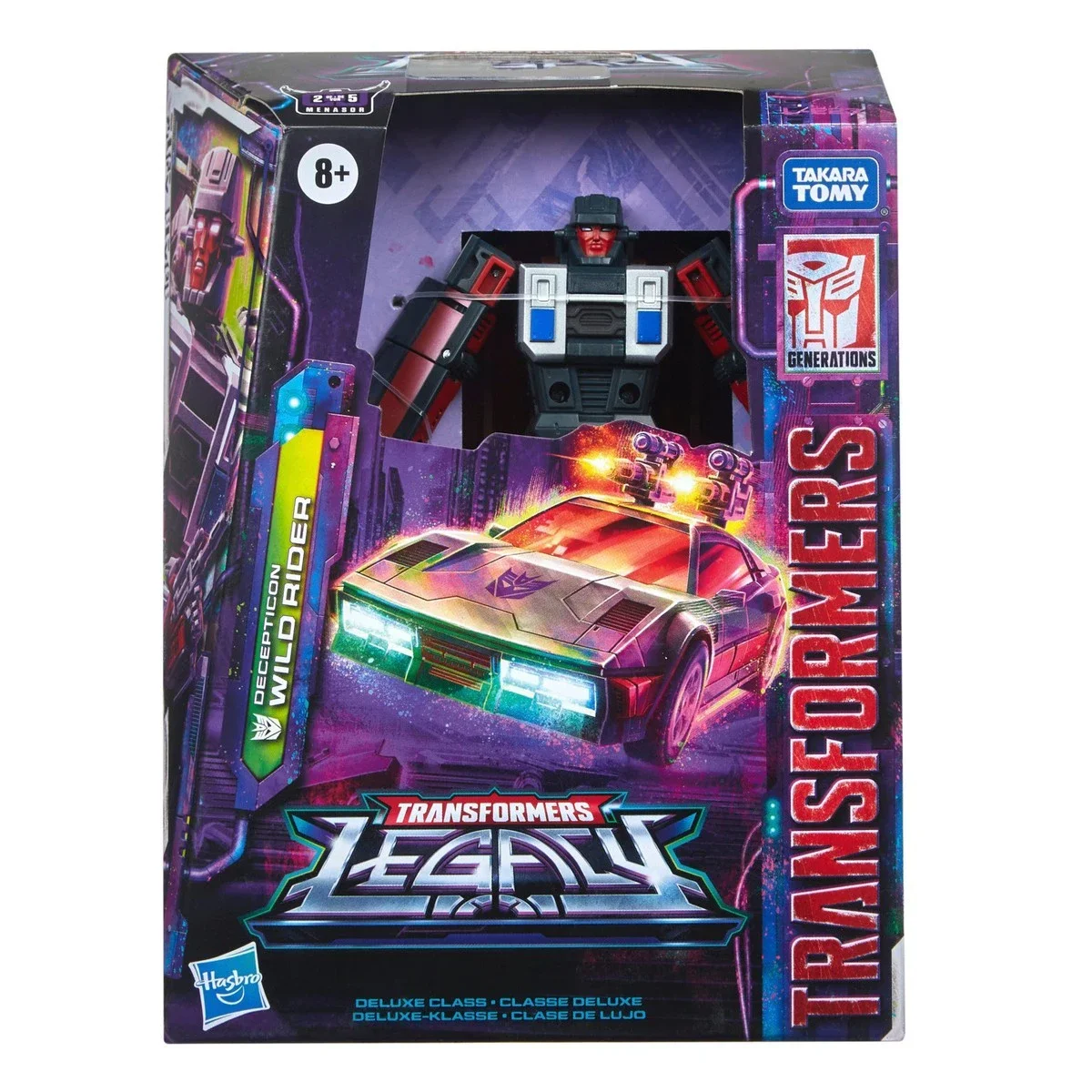 Hasbro Transformers Toys Generations Legacy Deluxe Decepticon Wild Rider Action Figure New in Stock