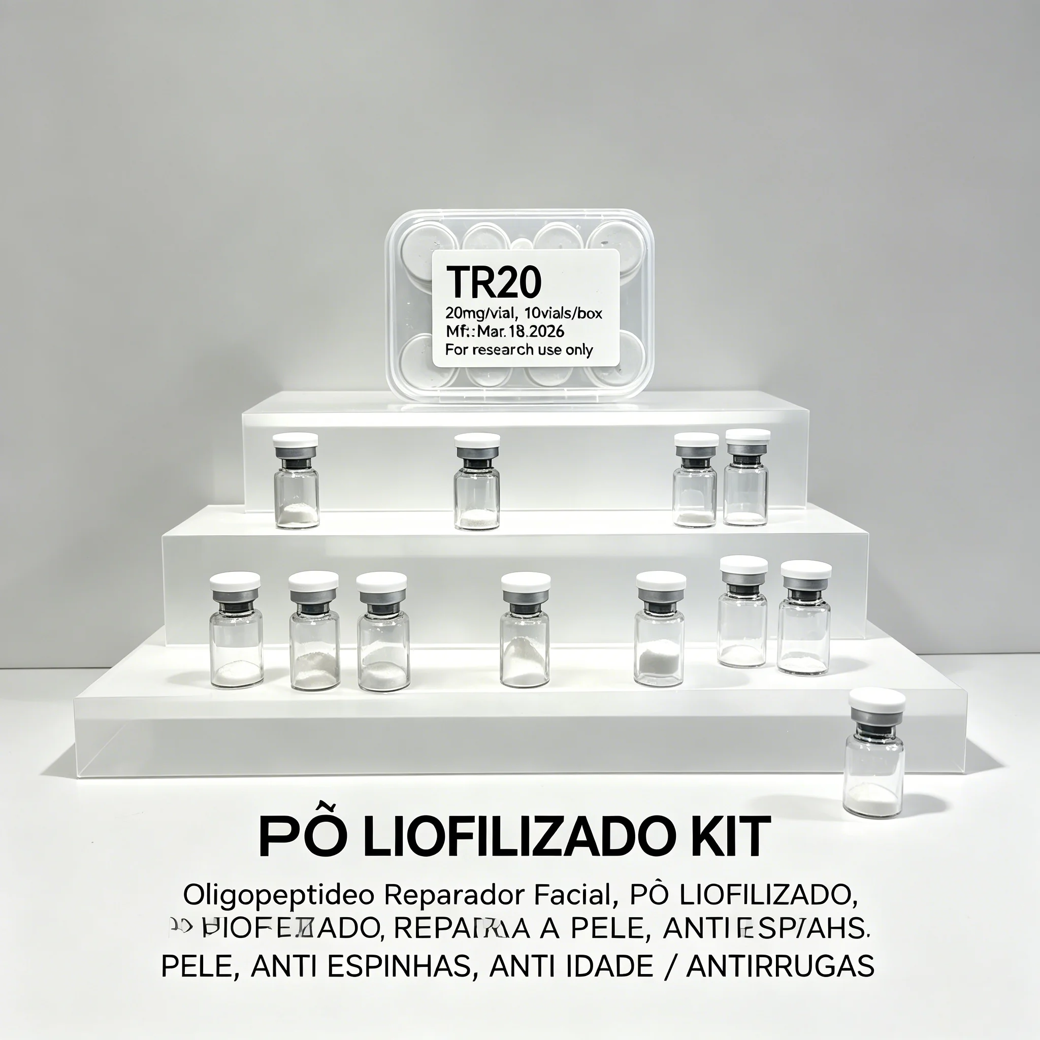 Colores aleatorios (por cada unidad) | Polvo facial liofilizado | Polvo liofilizado para el cuidado de la piel | Reparador de la piel |   Anti-envejecimiento | Hidratación profunda | Clareador de