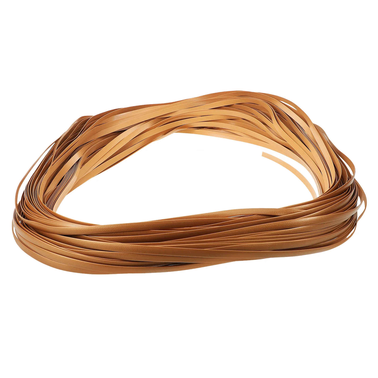

Woven Rattan Chair Environmental Protection Line Cane Strips 8mm Flat Gold Pattern DIY Furniture Repair Kit Artificial Wicker