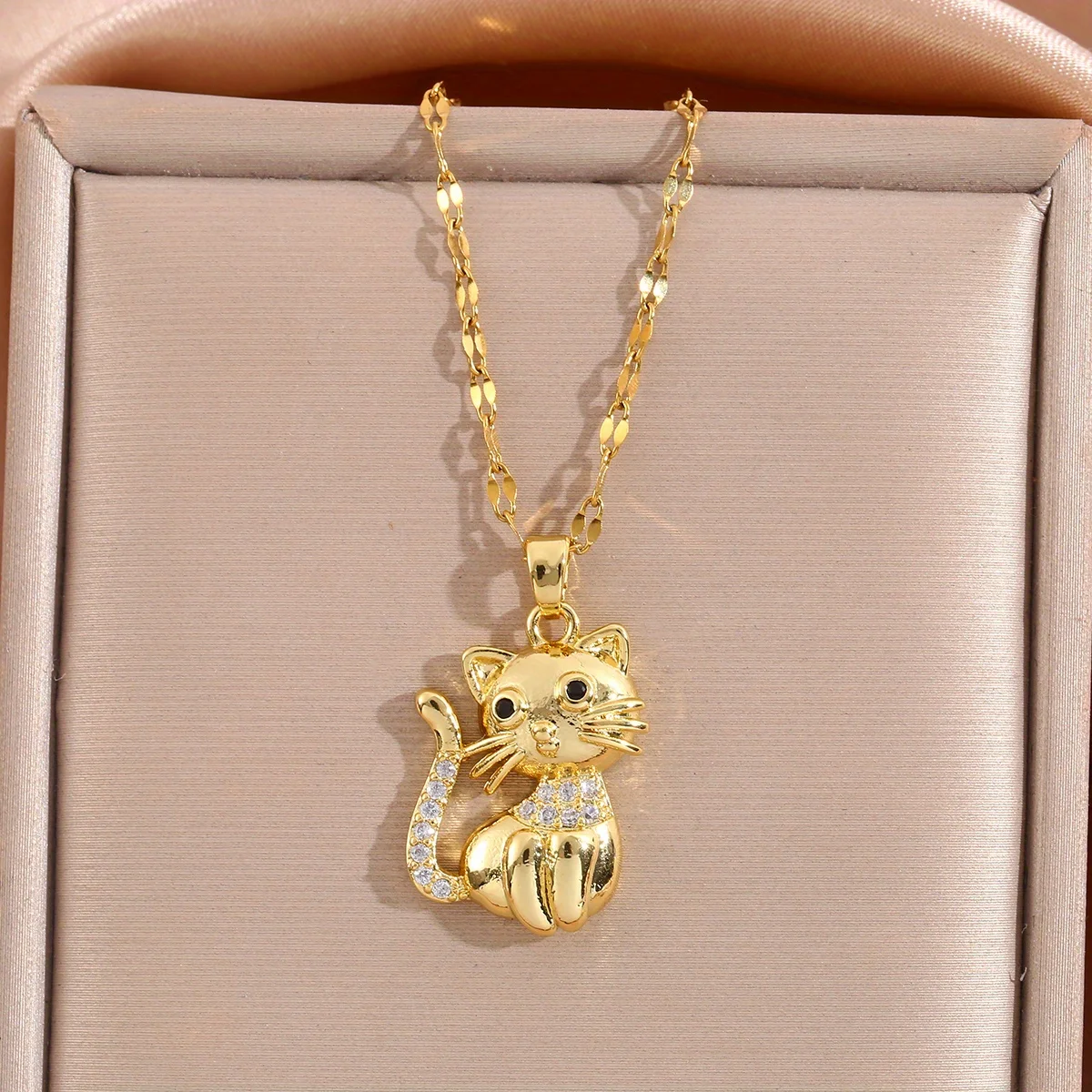 Collar con colgante de gato Ragdoll de dibujos animados lindo único, regalo de joyería de animales lindo, adecuado para todas las ocasiones