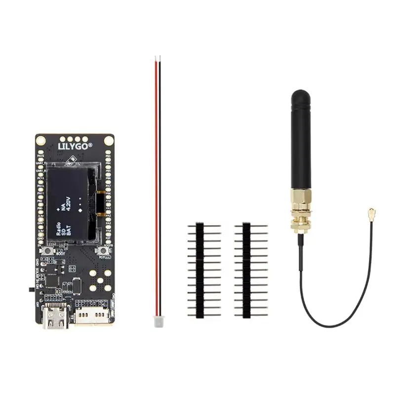 LILYGO T3 STM32 Lora Board Onboard 0.96 Inch 12C OLED Low Power Lora Transceiver SSD1315 Driver Development Kit