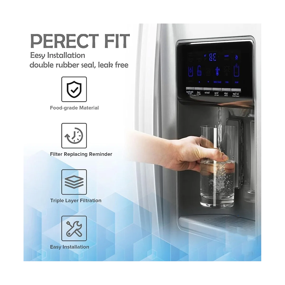 FPPWFU01 Замена фильтра для воды-для EPPWFU01 Pure Advantage Pure Pour PWF-1 Фильтр для воды 3 шт.