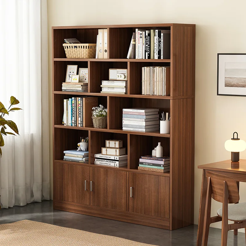 

Bookshelf floor-to-wall locker, household living room shelf, student bedroom storage cabinet, whole house bookcase