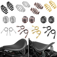 Motorcycle Solo Seat Mount Kit Driver Seat Springs Bronze /Black/Chrome For Harley Bobber Chopper Custom Sportster For Honda