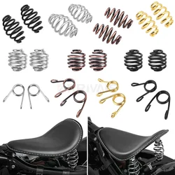 Motorrad Solo Sitzhalterung Kit Fahrersitzfedern Bronze/Schwarz/Chrom für Harley Bobber Chopper Custom Sportster für Honda