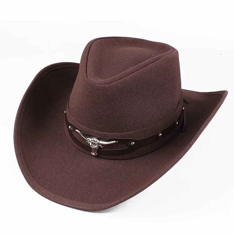 Cowboy Hat Men's Western Summer Big Brim Sun Hat Horse Riding Hat Sun Hat Outdoor Summer Hat